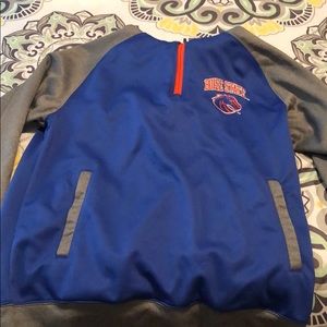 Boise State medium quarter zip sweatshirt